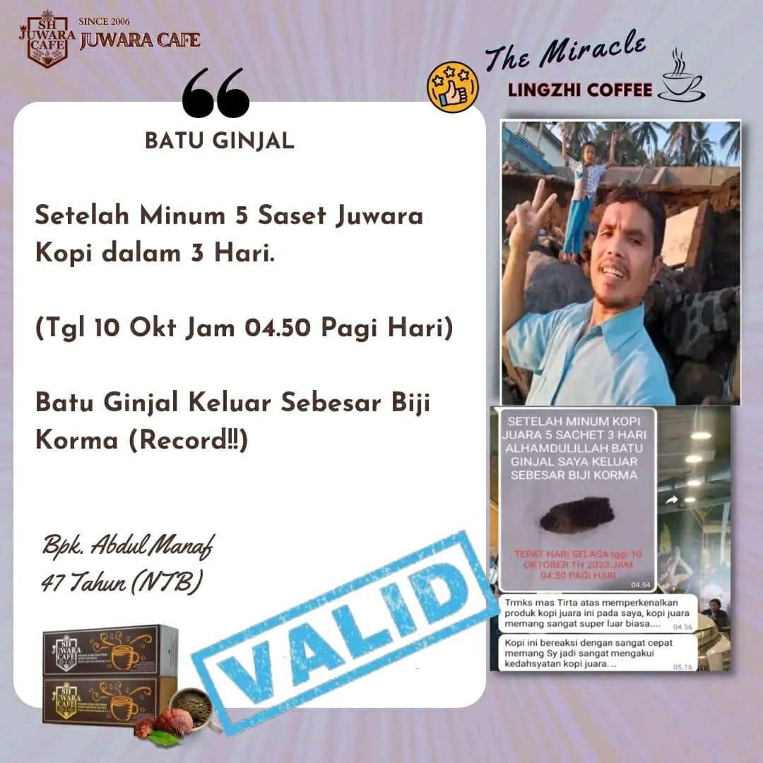Testimoni Batu Ginjal